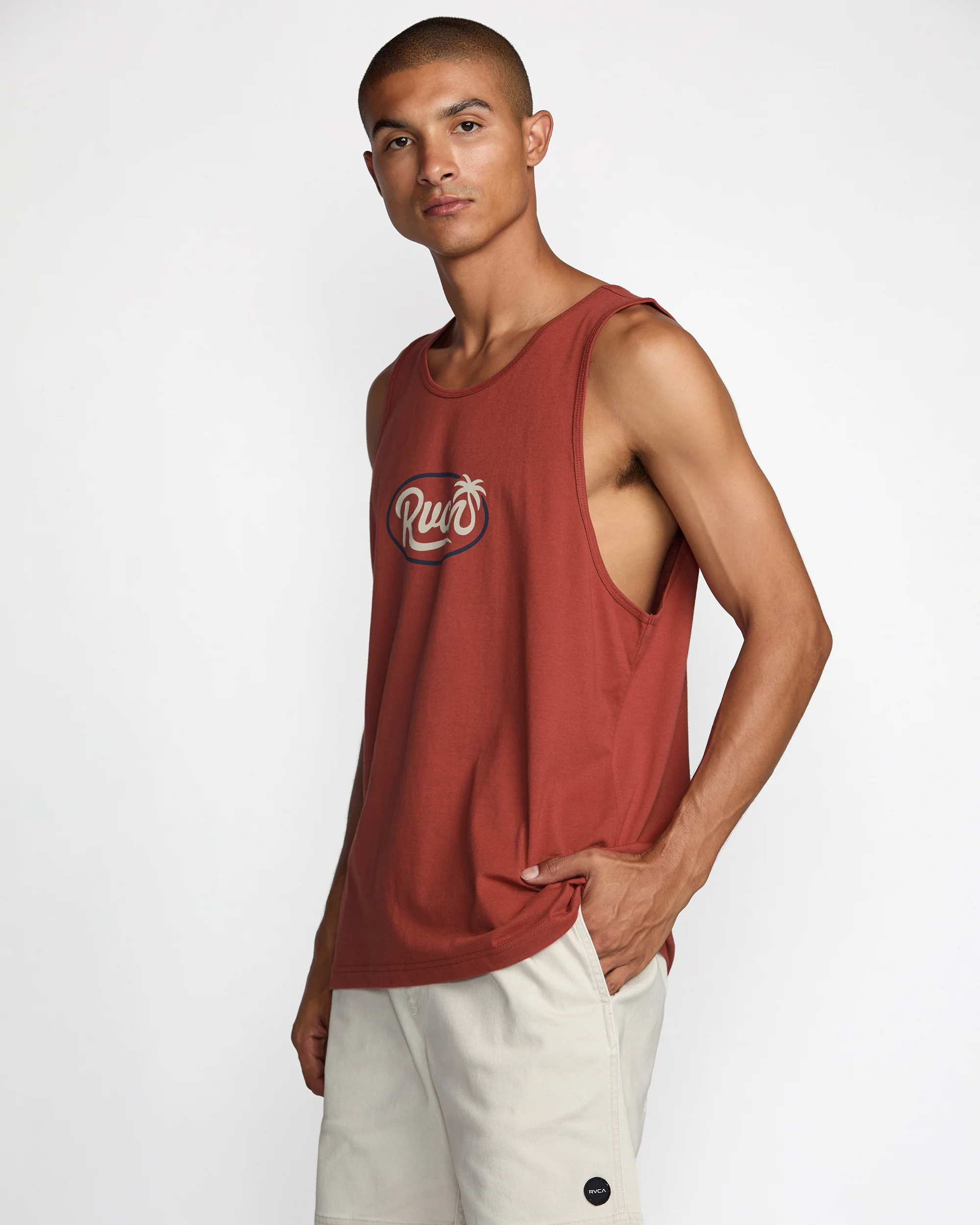 CAMISETA MASCULINO RVCA FROND SCRIPT – foto 4